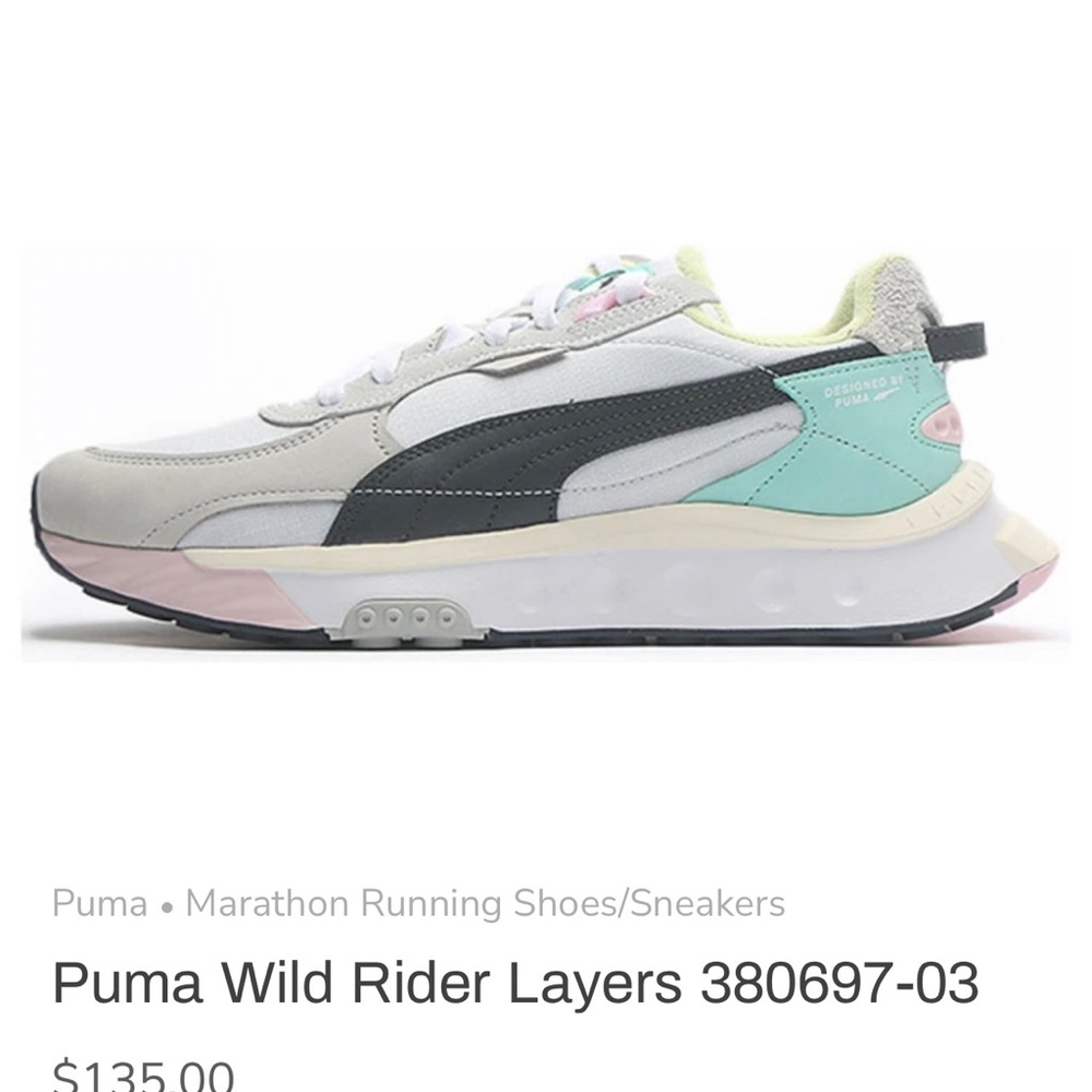 Puma sneakers size 7. New